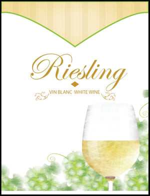 Riesling Wine Labels - 30/Pack
