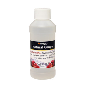 Natural Grape Flavoring Extract 4 oz