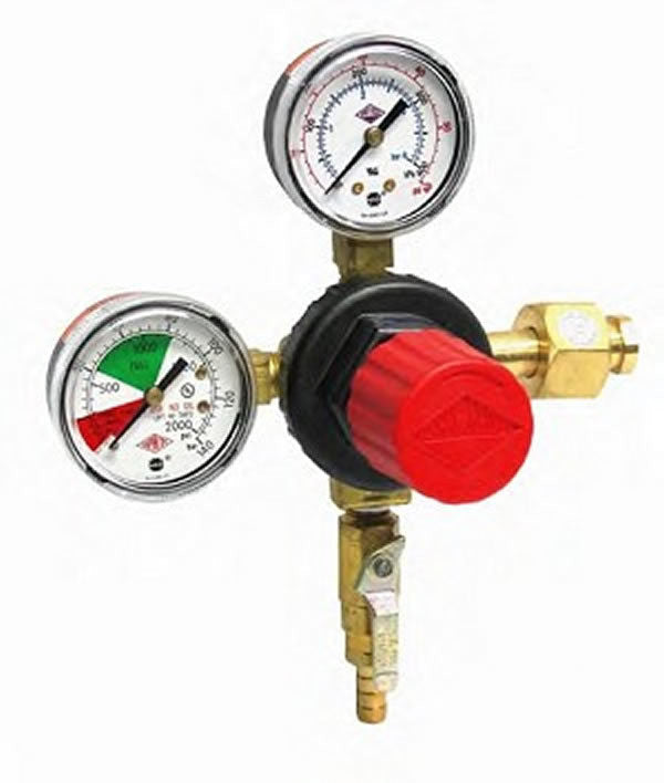 Taprite Primary Dual Gauge CO2 Regulator with 5/16" Barb