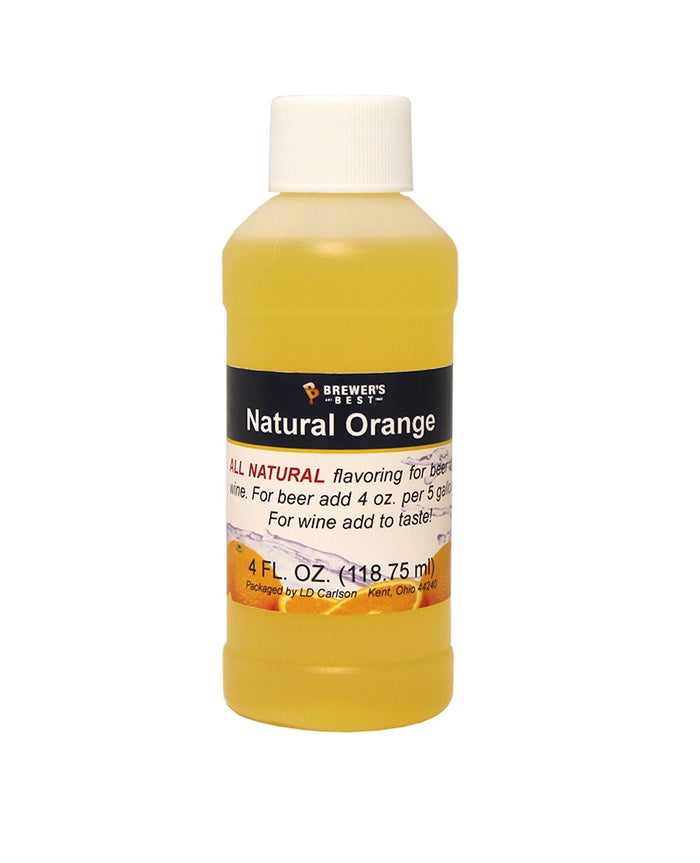 Natural Orange Flavoring Extract 4 oz