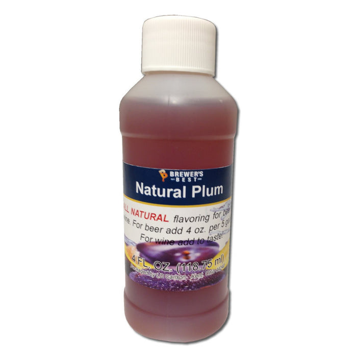 Natural Plum Flavoring Extract 4 oz
