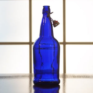 1 Liter Blue E.Z. Cap Bottles - Single