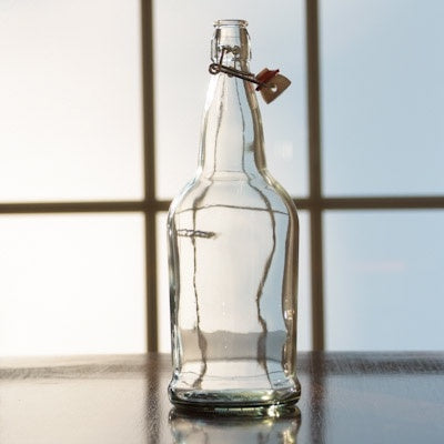 1 Liter Clear E.Z. Cap Bottles - Single