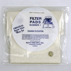 Mini Jet Filter Pads #1, Coarse (3 Pack)