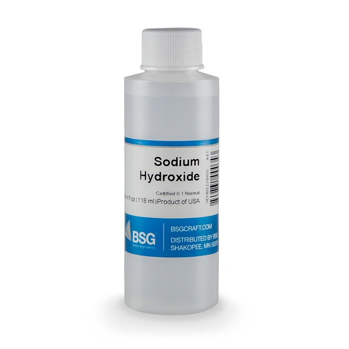 Sodium Hydroxide - 4 Ounces