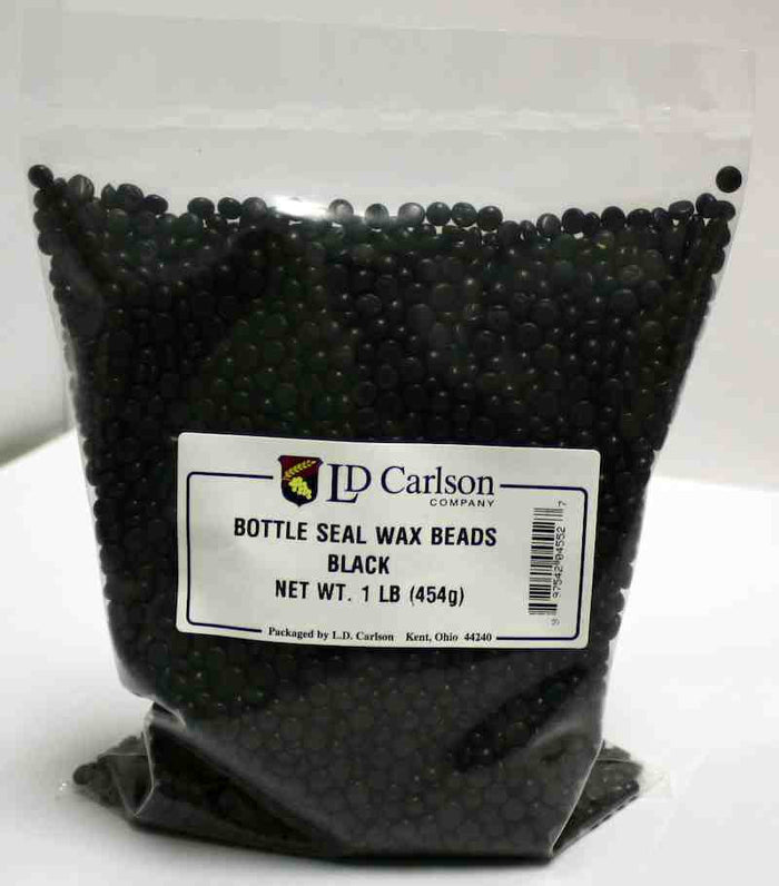 Bottle Wax Beads - Black - 1 LB Package