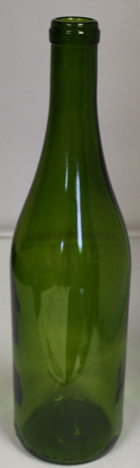 Champagne Green Flat Bottom Burgundy Bottles (750 mL) - Single