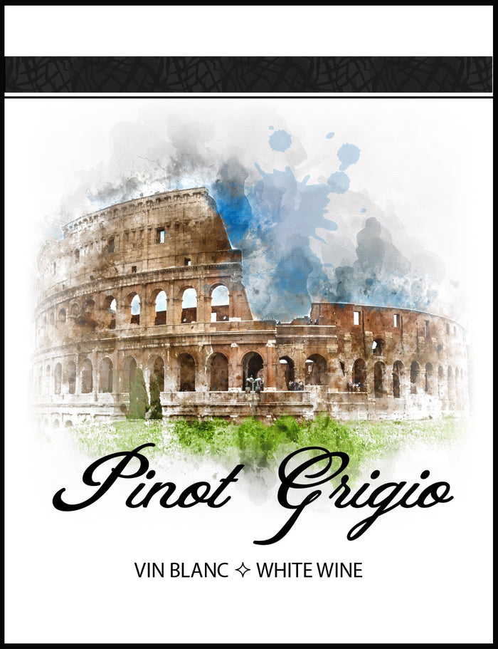 Pinot Grigio Wine Labels - 30/Pack