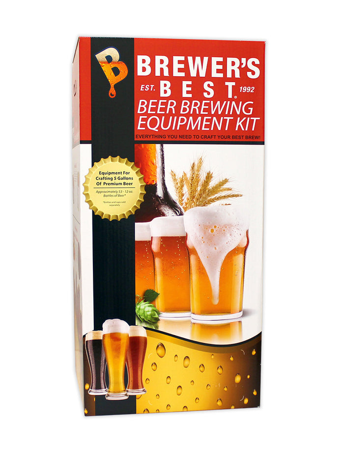 Brewer's Best Deluxe Equipment Kit with 5 Gallon Glass Carboy