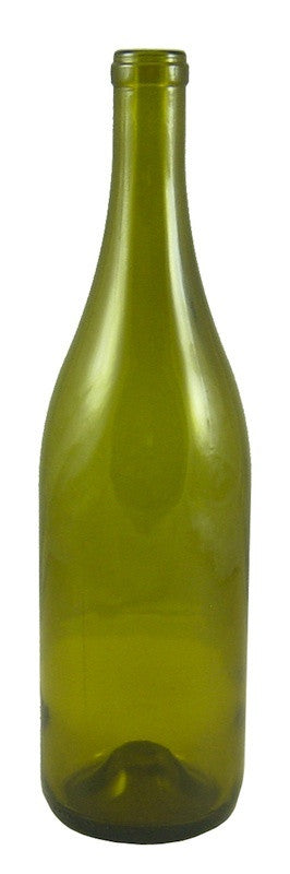 Dead Leaf Green Burgundy Style Bottles - Punted (750ML) 12/Case