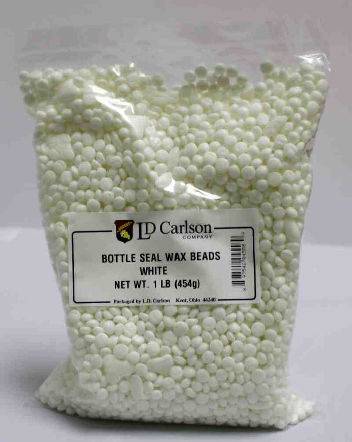 Bottle Wax Beads - White - 1 LB Package