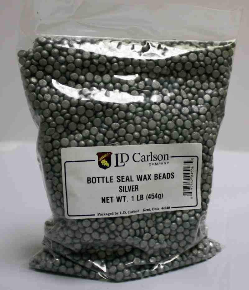 Black Bottle Wax Beads - 1 lb