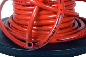 CO2 Gas Thick Wall Trans-Red Tubing 5/16" ID X 9/16" OD, per foot