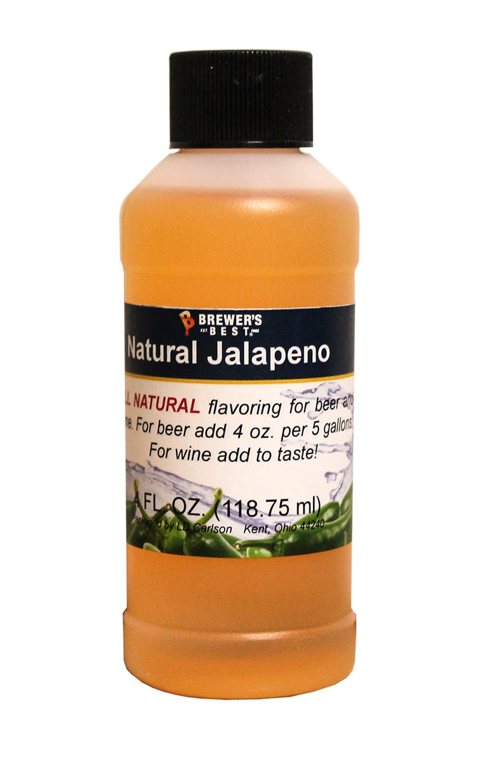 Natural Jalapeno Flavoring Extract 4 oz