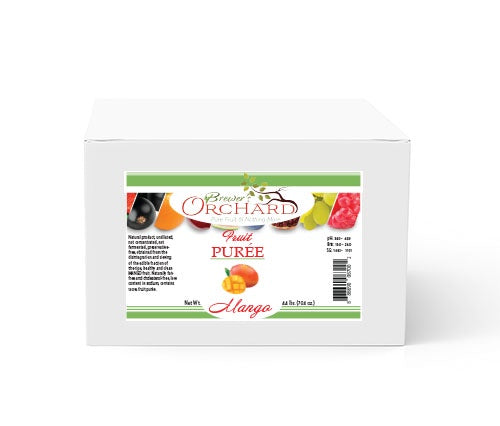 Brewer's Orchard Natural Mango Puree - 4.4 lb