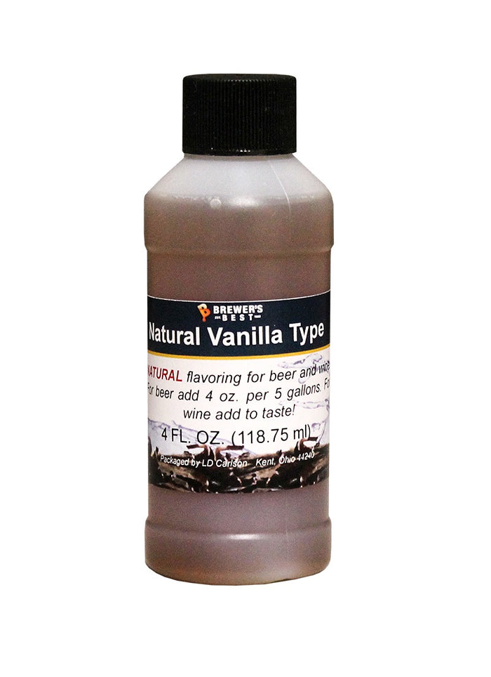 Natural Vanilla Type Flavoring Extract 4 oz
