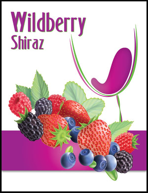 Wildberry Shiraz Wine Labels - 30/Pack